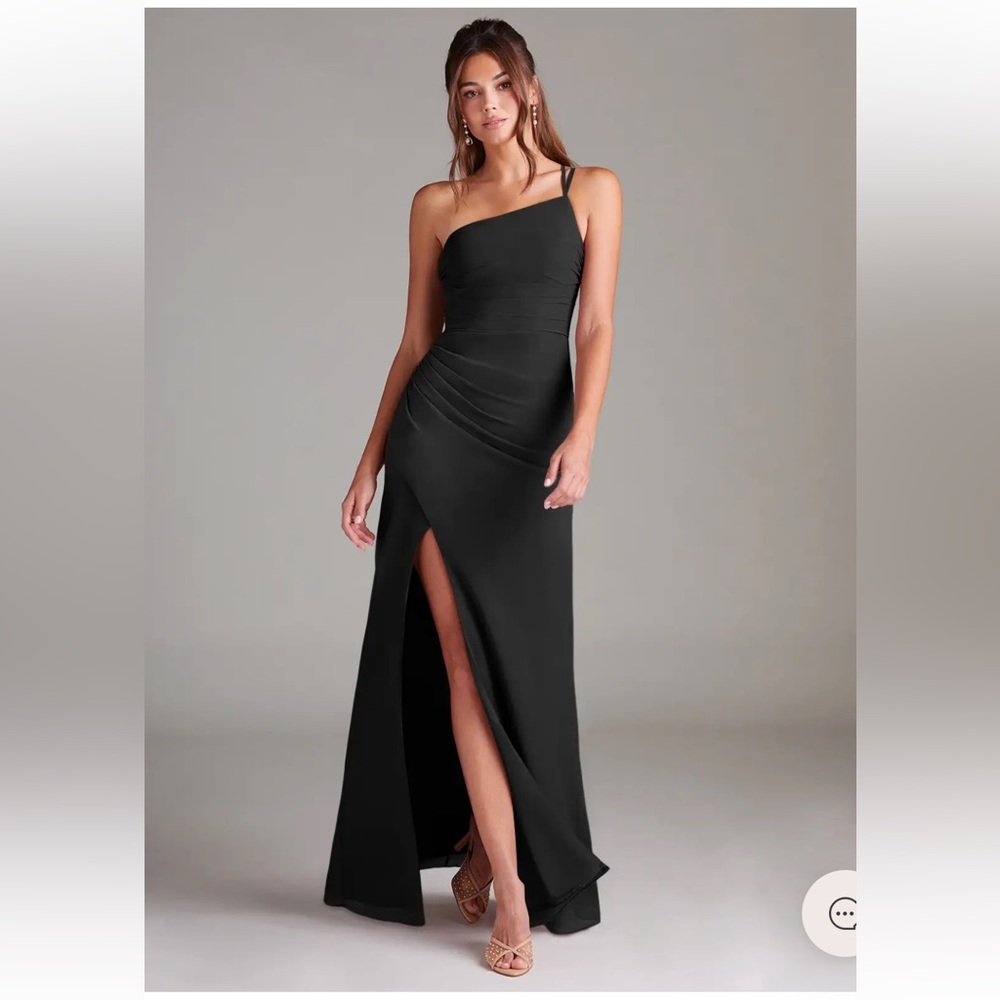 Azazie Black Backless Dress
